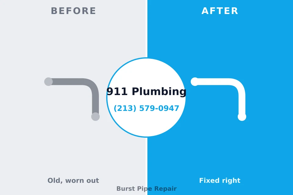 Before and after: plumbing company Beechwood, MS